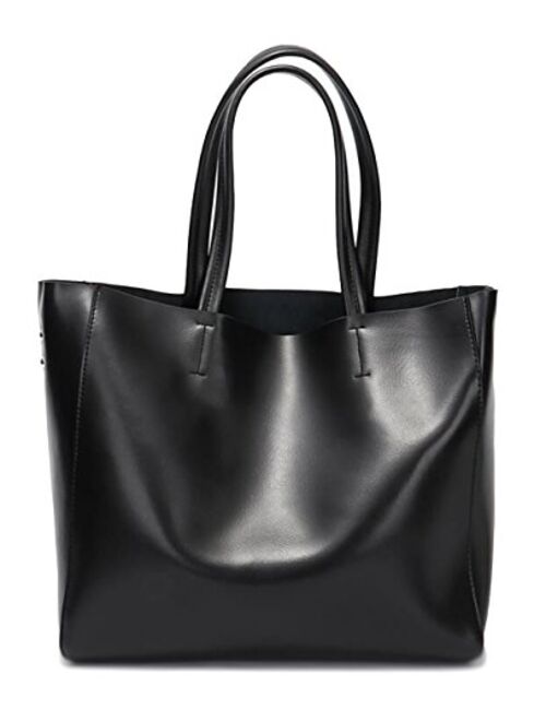 Buy Covelin Women's Handbag Genuine Soft Leather Tote Shoulder Bag Hot ...