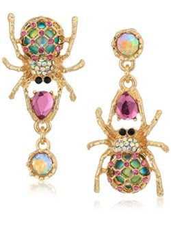 Spider Non-Matching Drop Earrings