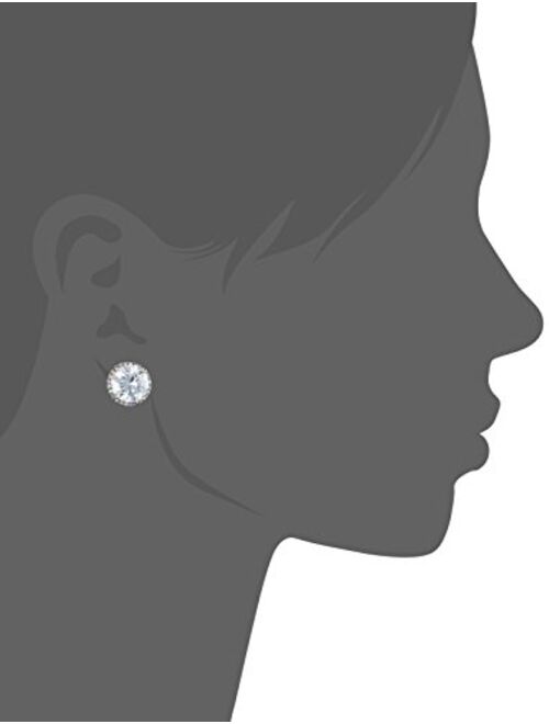 Betsey Johnson Crystal Stud Medium Earrings
