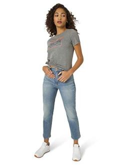 Women's High Rise Straight Ankle Jean