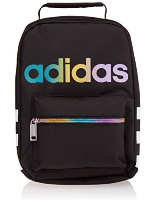 adidas Unisex Santiago Insulated Lunch Bag, White Jersey/ Rose Gold/ White, ONE SIZE