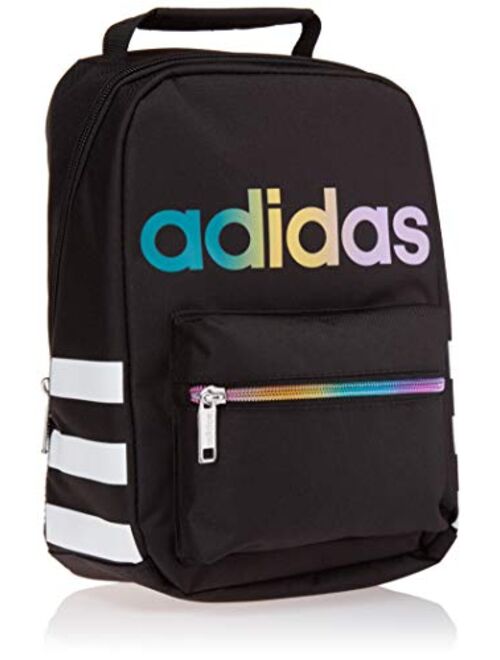 adidas Unisex Santiago Insulated Lunch Bag, White Jersey/ Rose Gold/ White, ONE SIZE