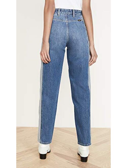 Lee Vintage Modern Women's High Rise Seamed Relaxed Stovepipe Jeans