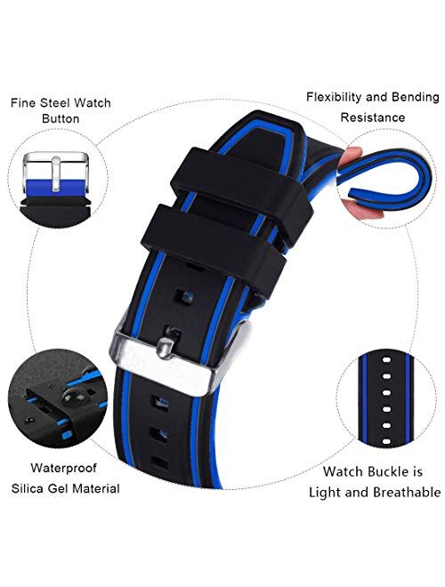 Buy Narako Silicone Watch Bands Divers Model Replacement Rubber Watch
