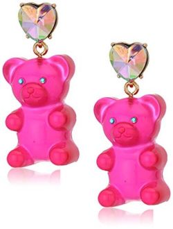 Bear Drop Earrings