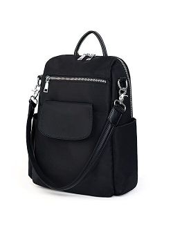 Women Backpack Purse 3 ways Oxford Waterproof Cloth Nylon Ladies Rucksack Shoulder Bag 380