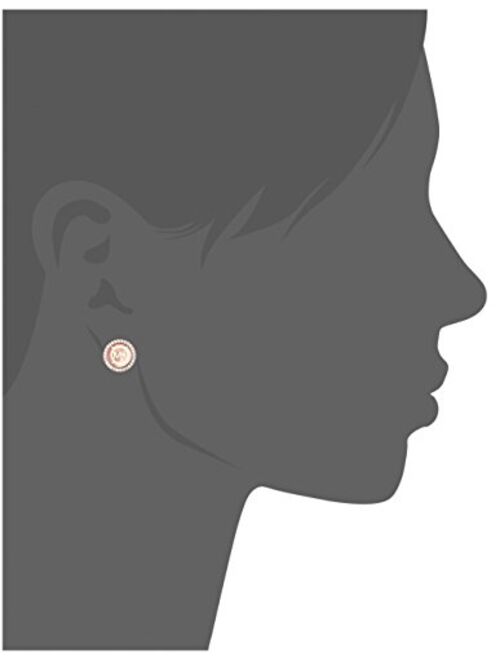 Michael Kors MK Monogram Stud Earrings