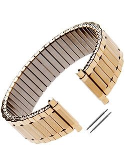 Gilden Unisex Expansion 17-22mm Extra-Long Stainless Steel Watch Band 532