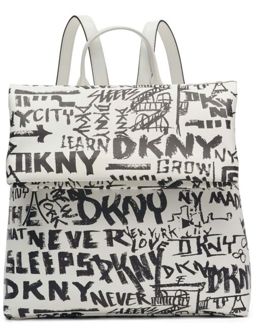 DKNY Tilly Medium Foldover Closure Backpack