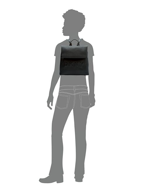 DKNY Tilly Medium Logo Foldover Backpack