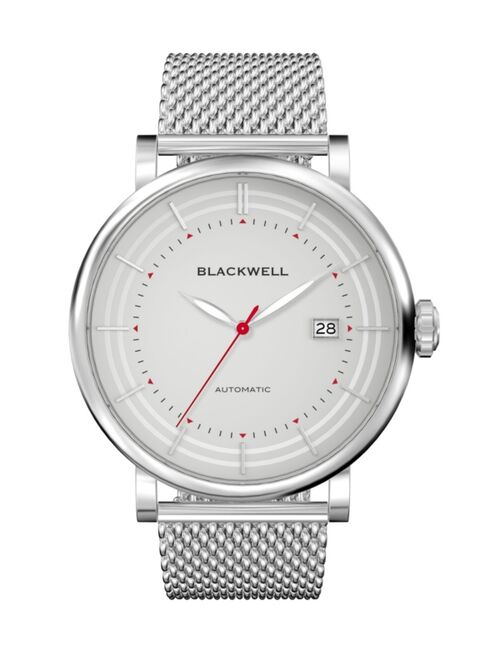 Blackwell Gray Dial with Silver Tone Steel and Silver Tone Steel Mesh Watch 44 mm