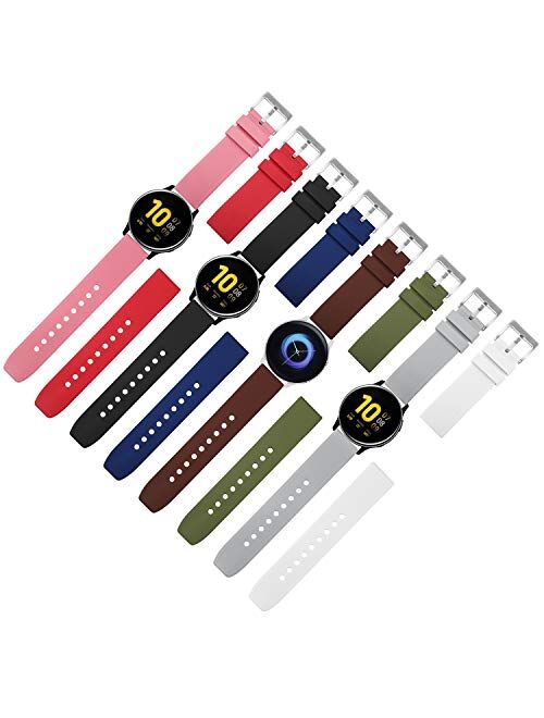 TStrap Silicone Watch Bands Quick Release - Soft Rubber Watch Straps - Waterproof Military Style Watch Bands for Men Ladies - for Smartwatches Band Replacement - 18mm, 20