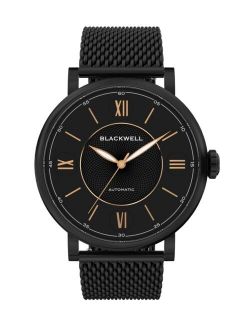 Black Dial with Black Plated Steel and Black Plated Steel Mesh Watch 44 mm