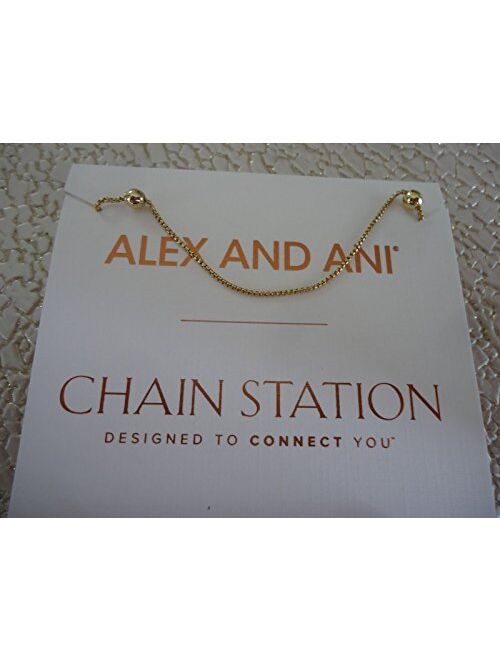 Alex and Ani "Chain Station" 6 smart beads Chain Necklace, 32"