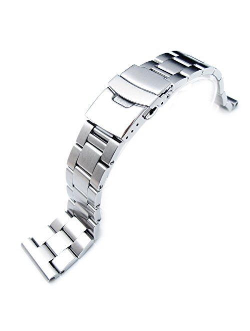 20mm Solid 316l Stainless Steel Super-O Boyer Straight End Watch Band