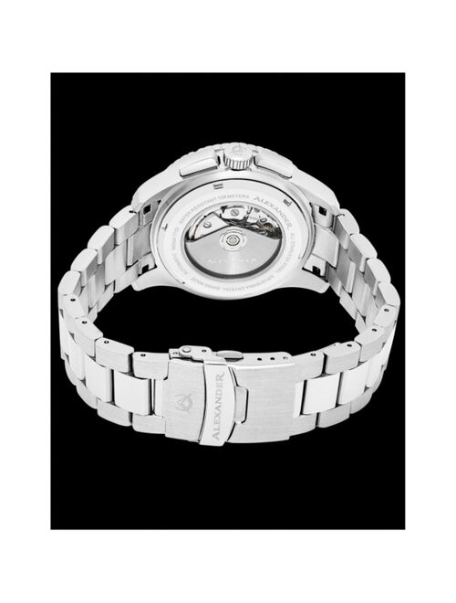 Stuhrling Alexander Watch A420-03, Stainless Steel Case on Link Bracelet