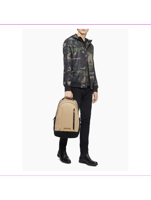 Calvin Klein Casual Nylon Double Zip Backpack