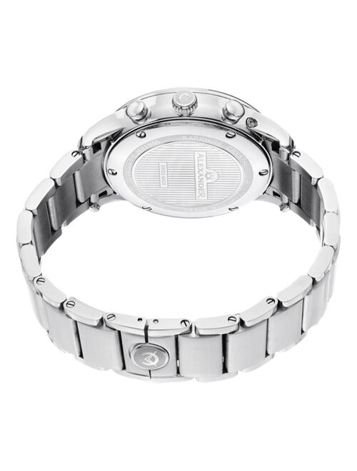 Stuhrling Alexander Watch A101B-02, Stainless Steel Case on Stainless Steel Bracelet