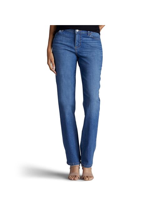 Petite Lee® Relaxed Fit Straight-Leg Jeans