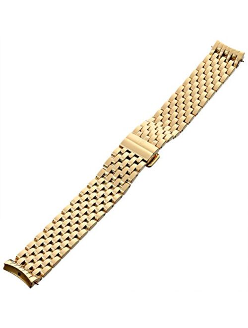 MICHELE MS16DH246710 Serein 16 16mm Stainless Steel Gold Watch Bracelet