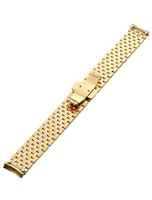 MICHELE MS16DH246710 Serein 16 16mm Stainless Steel Gold Watch Bracelet