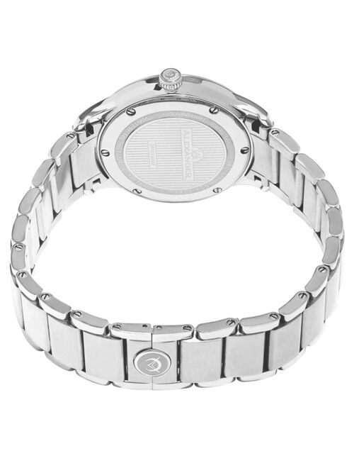 Stuhrling Alexander Watch A102B-01, Stainless Steel Case on Stainless Steel Bracelet