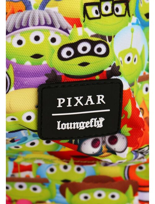 Loungefly Disney Pixar Toy Story Alien Outfits AOP Nylon Backpack