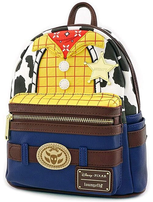 Loungefly: Toy Story, Woody Cosplay Mini Backpack, Faux Leather By Brand Loungefly