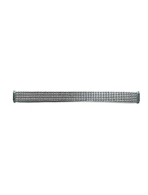 Timex Ultra-Flex Expansion Watchband Silver Tone fits 10mm to 14mm