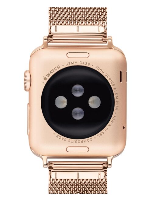 Coach Rose Gold-Tone Mesh 38/40mm Apple Watch® Band