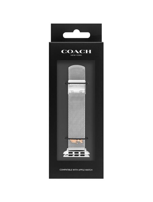 Coach Stainless Steel Mesh 38/40mm Apple Watch® Band