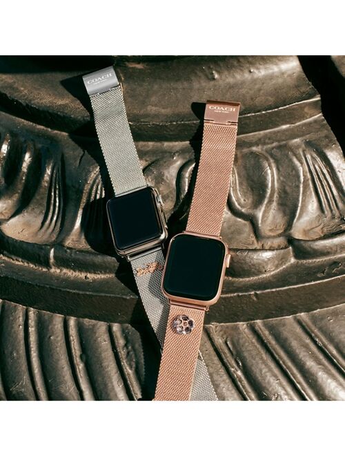 Coach Stainless Steel Mesh 38/40mm Apple Watch® Band