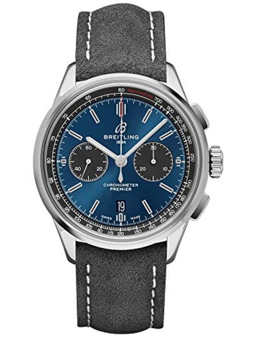 Breitling Premier B01 Chronograph 42 Blue Dial Watch AB0118A61C1X4