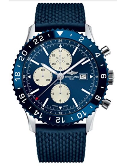 Breitling Chronoliner Blue Watch Chronograph, GMT Time Zone Y2431016/C970/277S