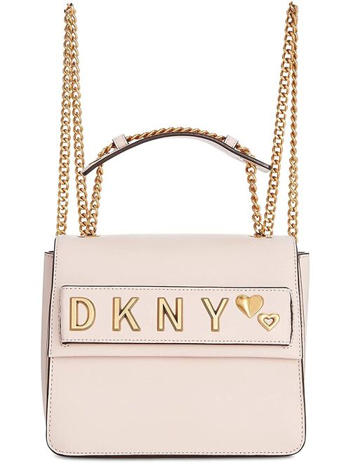 DKNY Smoke Leather Convertible Backpack (Iconic Blush)