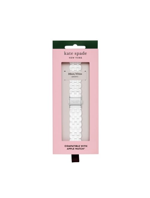 Kate Spade New York White Ceramic 38/40mm bands for Apple Watch®