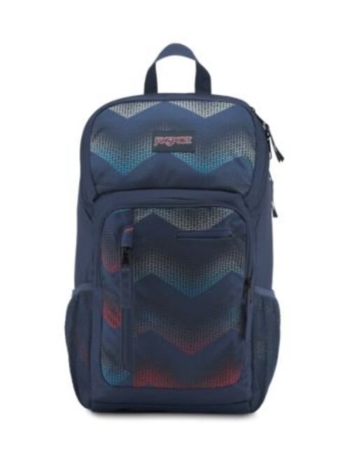 JanSport Impulse Laptop Backpack - Matrix Chevron Navy