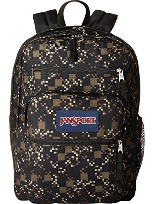 JanSport Big Student Backpack, Green Machine Digi Cube