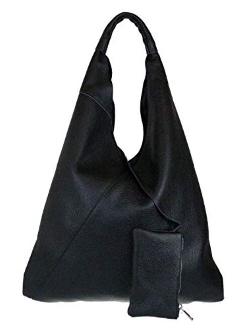 Girly Handbags V Shape Genuine Top Handle Bag