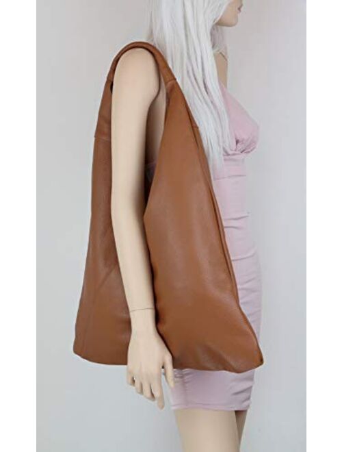 Girly Handbags V Shape Genuine Top Handle Bag
