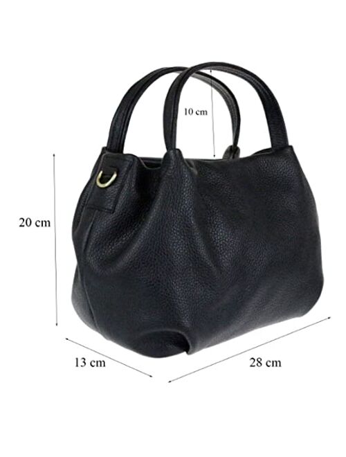 Girly Handbags Bucket Genuine Leather Handbag