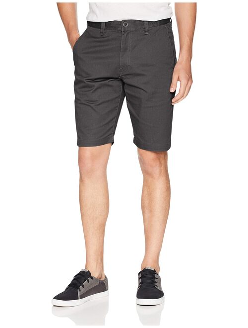 Volcom NEW Charcoal Gray Mens Size 33 Button-Front Casual Shorts