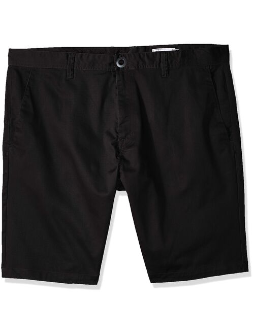 Volcom Mens Flat-Front Relaxed-Fit Chino Shorts