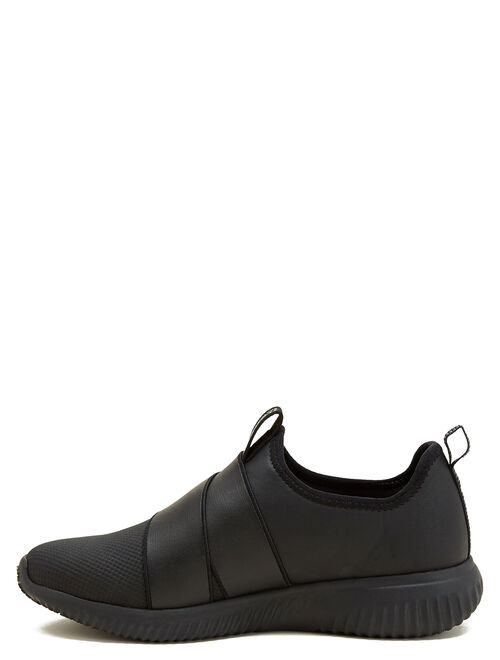 Tredsafe Gwen Slip Resistant Athletic Shoe in Black