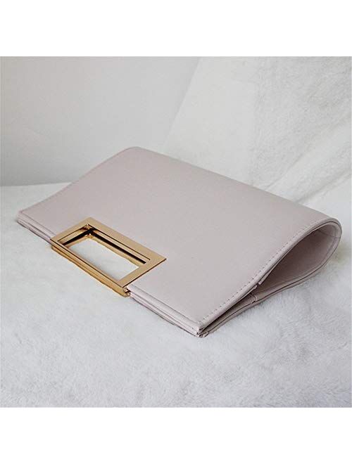 Barabum Clutch Purse for Women Evening Party Metal Grip Cut it out Handbag with Shoulder Chain Strap