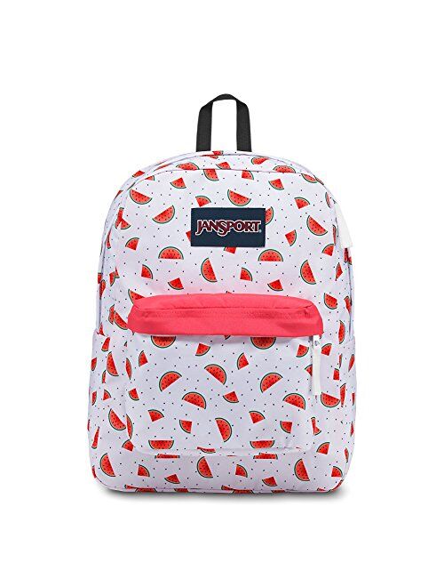 JanSport SuperBreak Watermelon Rain Backpack