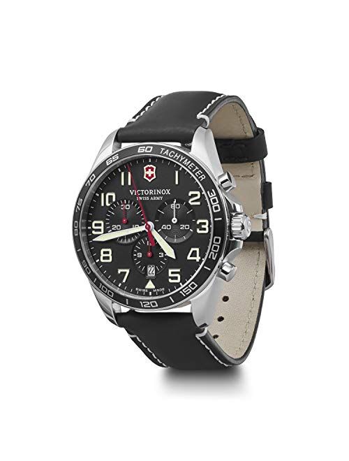 Victorinox Swiss Army Victorinox Fieldforce Chronograph Quartz Black Dial Men's Watch 241852