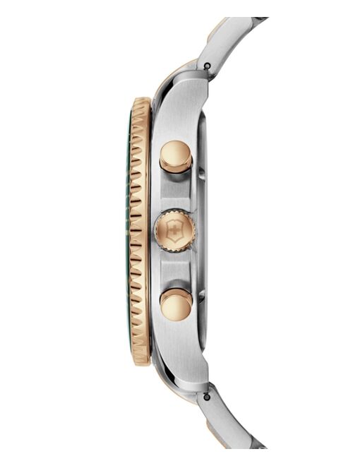 Victorinox Swiss Army Men's Chronograph Maverick Two-Tone Stainless Steel Bracelet Watch 43mm 241693