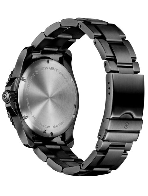 Victorinox Swiss Army Men's Swiss Maverick Black Edition Black PVD Stainless Steel Bracelet Watch 43mm