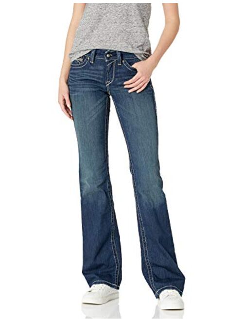 Ariat Women's R.E.A.L. Mid Rise Bootcut Jean